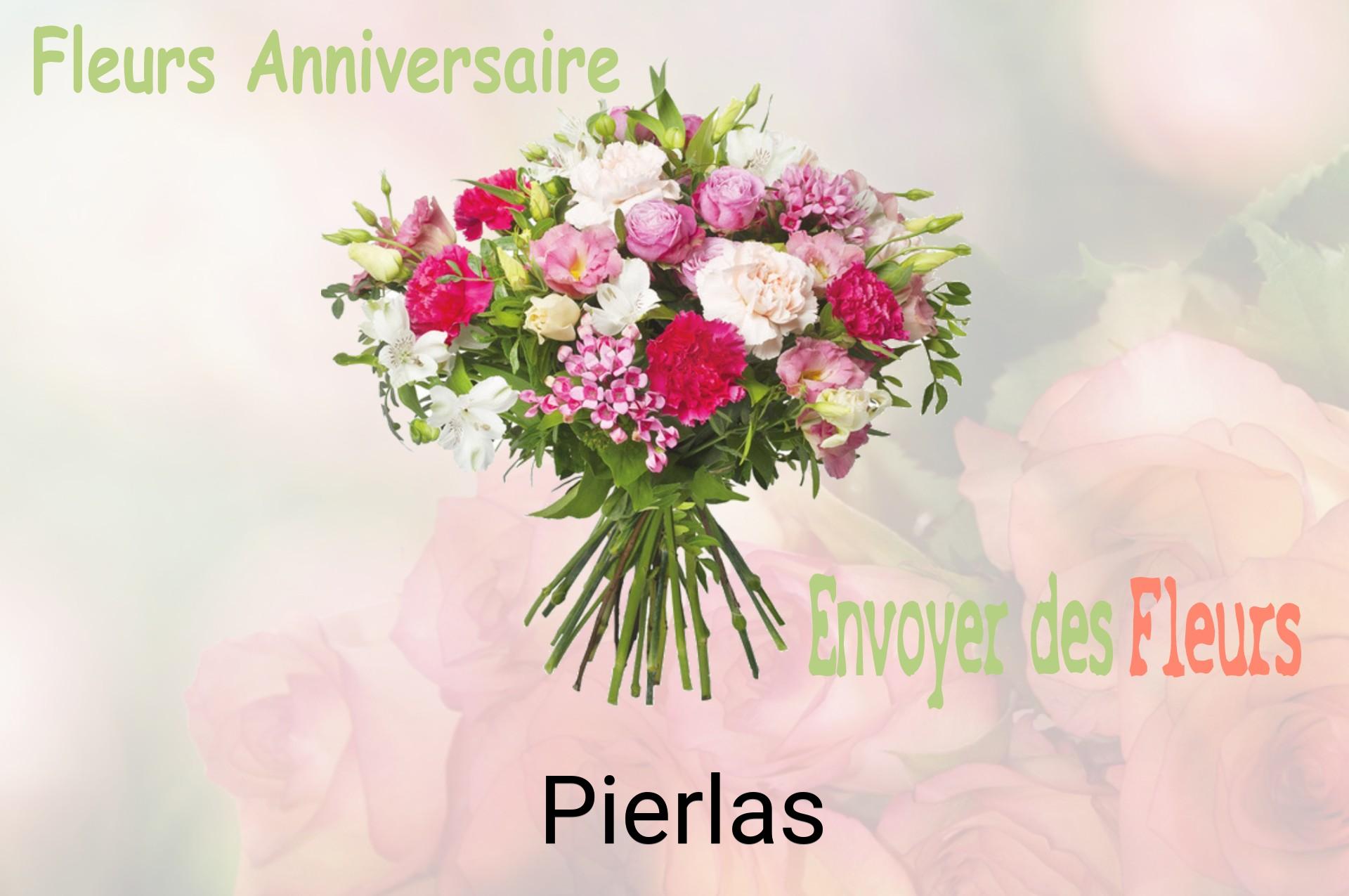 Bouquet de fleurs d’anniversaire livré à Pierlas