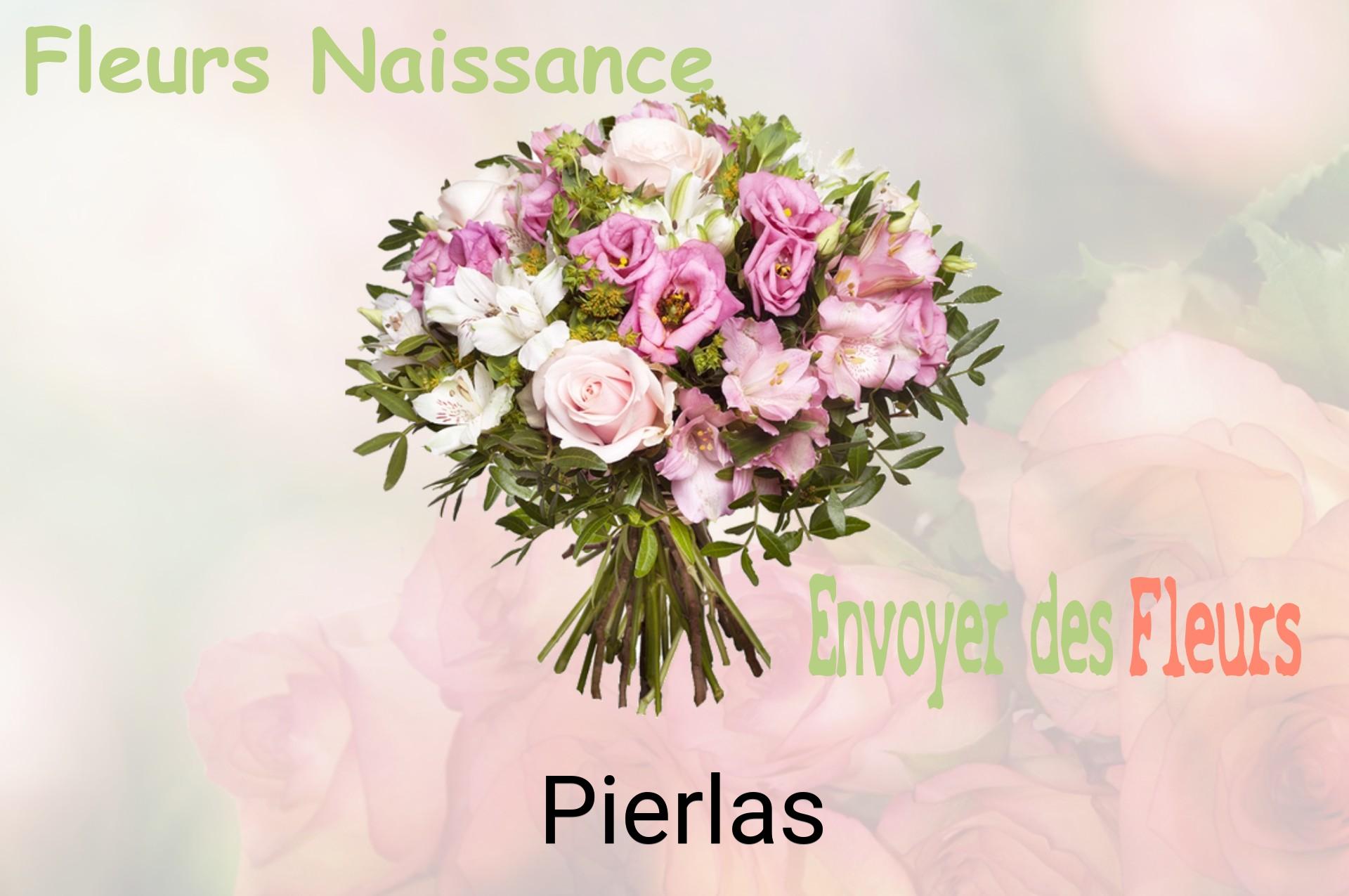 Bouquet de fleurs de naissance livré à Pierlas